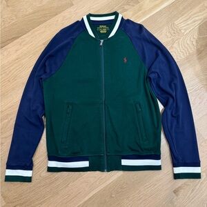 Polo by Ralph Lauren Green and Navy Bomber Jacket